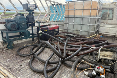635 litre kaçak akaryakıt ele geçirildi