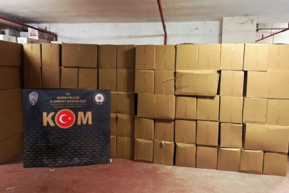 Bursa’da dev kaçakçılık operasyonu