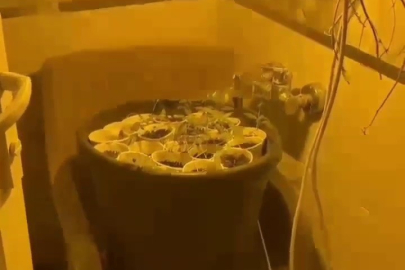 Evine iklimlendirme sistemi kuran uyuşturucu taciri yakayı ele verdi