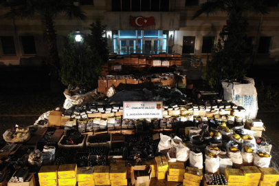 15 milyonluk kaçak ürün operasyonu
