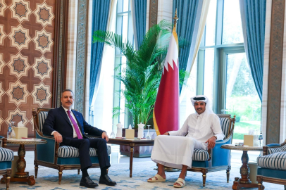 Bakan Fidan, Katar Emiri Şeyh Tamim bin Hamad Al Thani tarafından kabul edildi