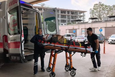 Bursa'da servis aracının çarptığı yaşlı adam yaralandı