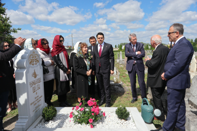 Fransa'da Şehzade Osman Fuad Efendi ile Adile Sultan'ın kabirleri yenilendi