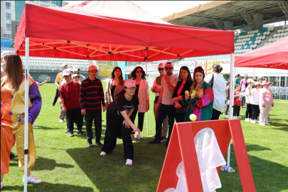 Özel çocukların spor coşkusu!