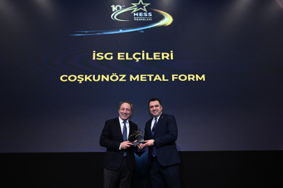 Coşkunöz Metal Form, İSG Elçileri Kategorisinde ödül aldı
