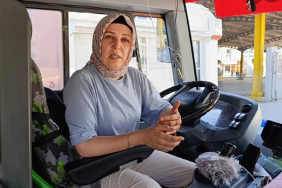 BURULAŞ’ın kadın otobüs sürücüsünden örnek davranış