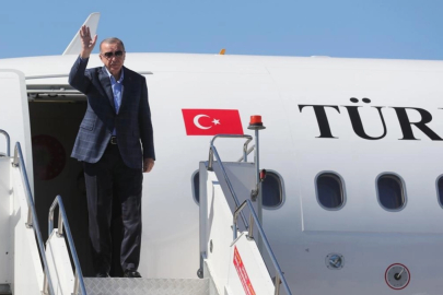 Cumhurbaşkanı Erdoğan, Türkistan'dan ayrıldı