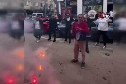 Bursa’da düğün magandası kamerada