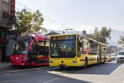 Bursa'da 19 Mayıs'ta ulaşım ücretsiz