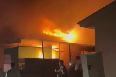 Prefabrik evlerde korkutan yangın