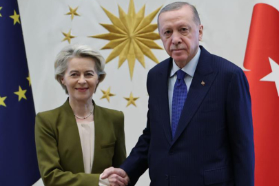 Cumhurbaşkanı Erdoğan, AB Komisyonu Başkanı Leyen ile görüştü