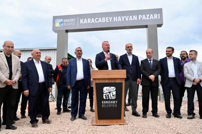Karacabey Belediyesi hayvan pazarı hizmete açıldı
