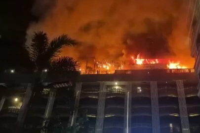 Tayland'ın turistik kenti Pattaya'da otel yangını