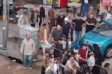 Bursa’da dilencilerin 'yer kavgası' kamerada
