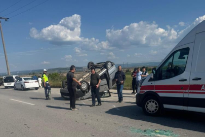 Yenişehir'de trafik kazası: 3 yaralı