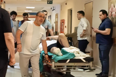 Bursa'da çim biçerken parmaklarını biçti