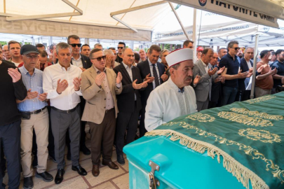 Özel'in amcası son yolculuğuna uğurlandı
