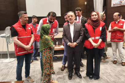 Türk Kızılay’ı İslamabad’da kurban hisse dağıtımına devam ediyor