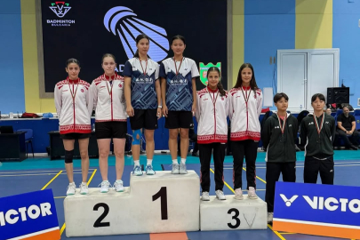 Badmintonda Osmangazi’ye Çifte Madalya