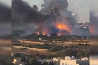 Malta'da havai fişek fabrikasında patlama