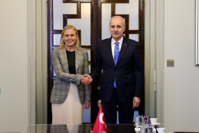 TBMM Başkanı Kurtulmuş, Finlandiya Dışişleri Bakanı Valtonen ile görüştü