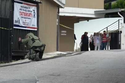 Bursa'da bomba tatbikatı gerçeği aratmadı