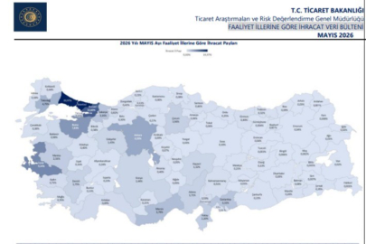Yılın ilk 5 ayında 21 ilde 1 milyar doların üzerinde ihracat gerçekleşti