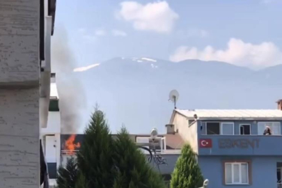 Bursa'da çatı yangını korkuttu