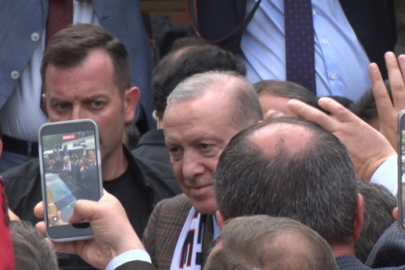 Cumhurbaşkanı Erdoğan, Edirne'de vatandaşlarla sohbet etti