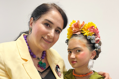 Frida Kahlo’nun eserleri, Bursa’da canlı tabloya dönüştü