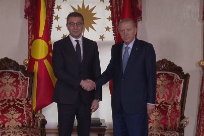 Cumhurbaşkanı Erdoğan, Kuzey Makedonya Başbakanı Mickoski’yi kabul etti