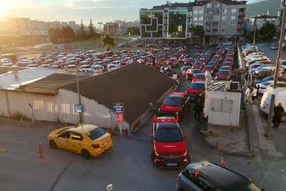 Bursa'da A Milli Takım coşkusu sokaklara taştı