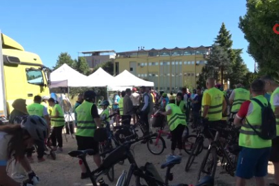 Bursa'da sağlıklı hayat için pedal çevirdiler