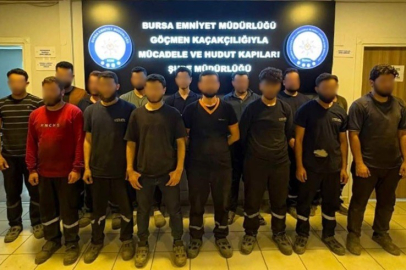Bursa'da kaçak göçmen operasyonu