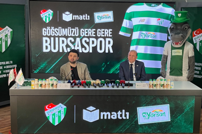 Bursaspor, 70 milyonluk sponsorluğuna imza attı