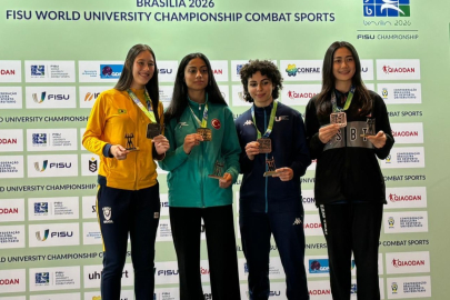 BUÜ’lü milli sporcudan uluslararası başarı