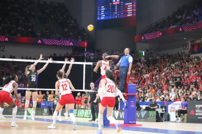 A Milli Kadın Voleybol Takımı, Belçika’yı 3-0 mağlup etti