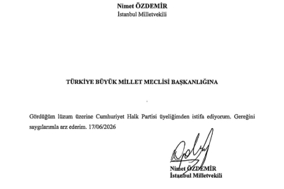 CHP İstanbul Milletvekili Nimet Özdemir partisinden istifa etti