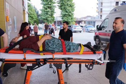Bursa'da kiraz toplamak için çıktığı ağaçtan düşerek yaralandı
