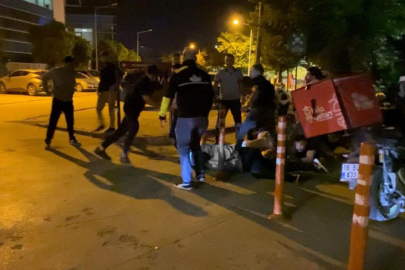 Bursa'da sokak ringe döndü, yumruklar havada uçuştu