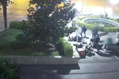 Bursa'da sokak ringe döndü, yumruklar havada uçuştu