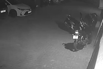 Çaldığı motosikletle dolaşırken yakalandı