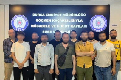 Bursa'da düzensiz göç denetimi