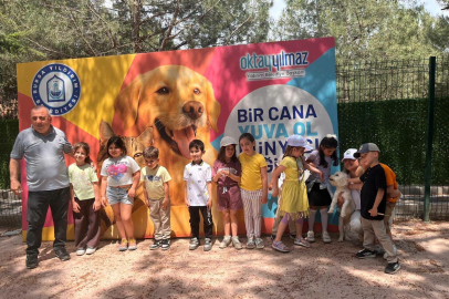 Sahipsiz sokak hayvanları tedavi merkezi ve doğal yaşam alanı, öğrencileri ağırladı