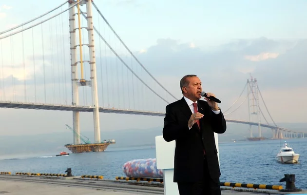 Erdoğan, Osmangazi Köprüsü'nü hizmete açtı