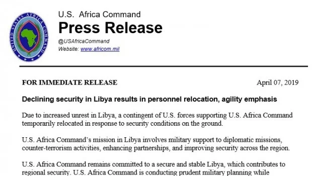 ABD askerlerini Libya’dan çekiyor