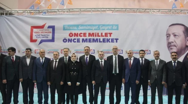 AK Parti Bingöl’de başkan adaylarını tanıttı