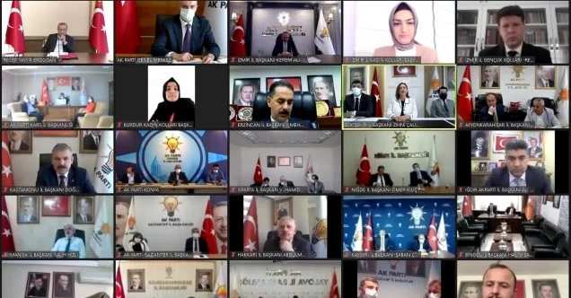 AK Parti İzmir İl Başkanı Sürekli’den başkanlar toplantısında Filistin mesajı