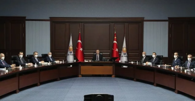 AK Parti Merkez Yürütme Kurulu (MYK), Cumhurbaşkanı Recep Tayyip Erdoğan başkanlığında toplandı.