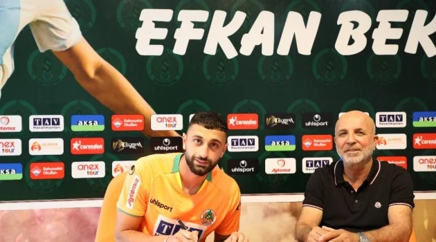 Alanyaspor, Efkan Bekiroğlu ile sözleşme imzaladı